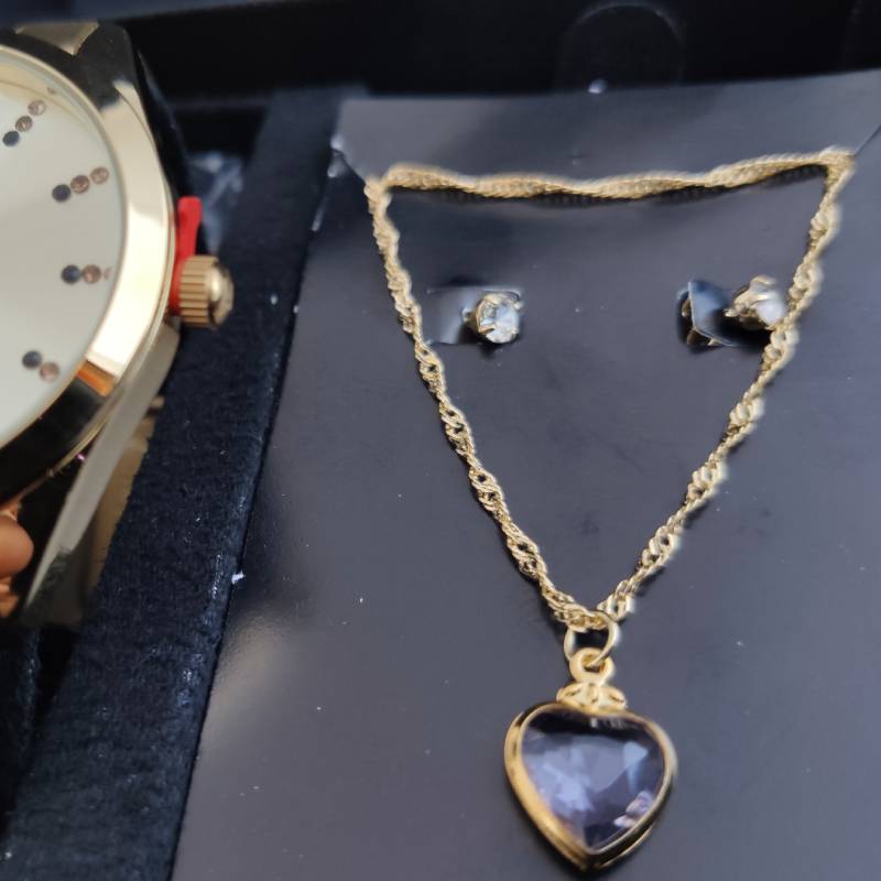 Relógio Mondaine Feminino 53672LPMVDE1K2 Kit Cordão/Brincos - Imagem 6