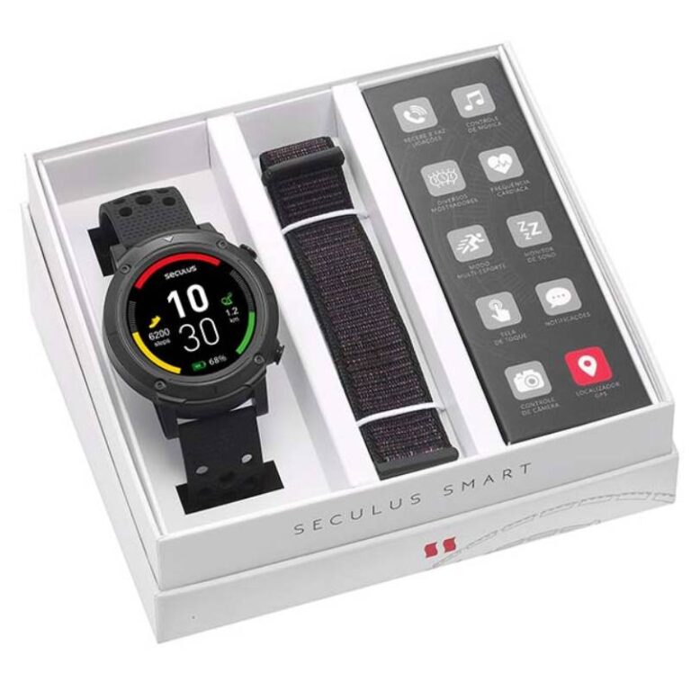 Relógio Seculus Smartwatch Masculino Gps 79004G0SVNV3 - Imagem 4