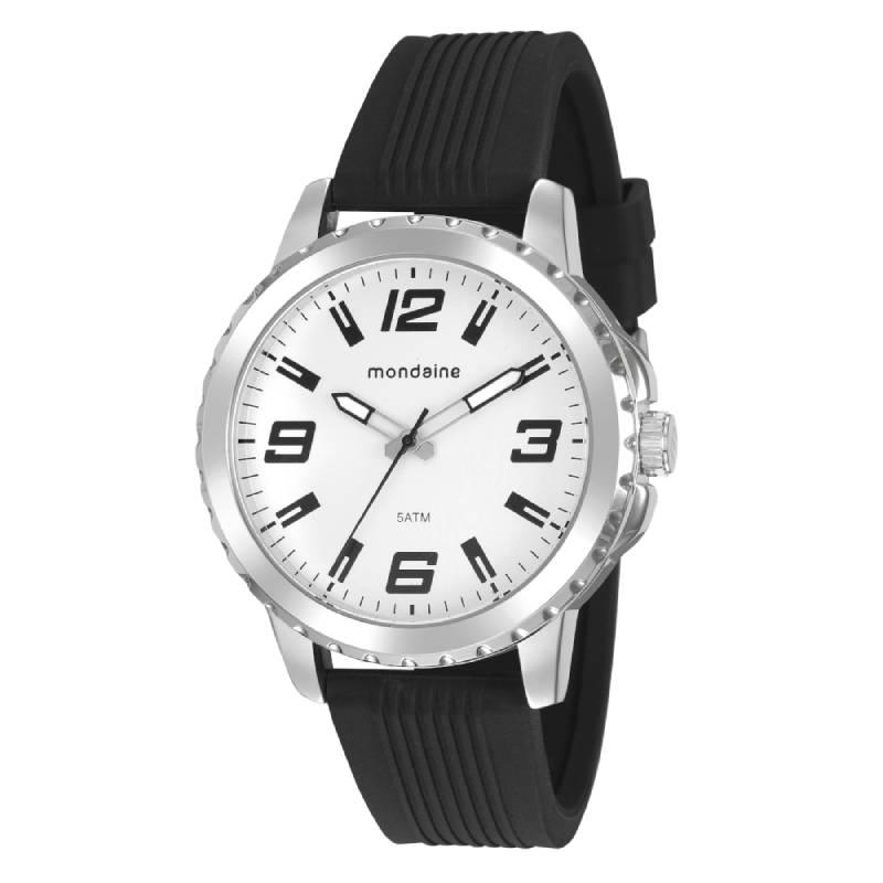 Relógio Mondaine Masculino 76773G0MVNI2 Inox fundo branco