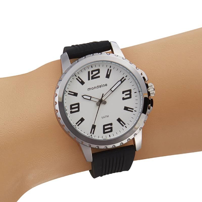 Relógio Mondaine Masculino 76773G0MVNI2 Inox fundo branco - Imagem 3