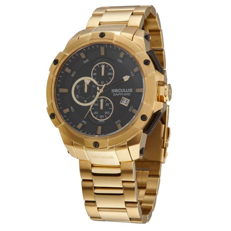 Relógio Seculus Masculino Analógico 20923GPSVDA2 Cronografo
