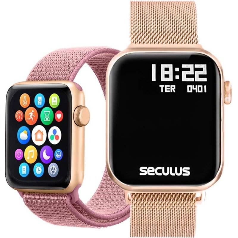 Relógio Seculus Smartwatch Inteligente Tela Amoled C/touch R