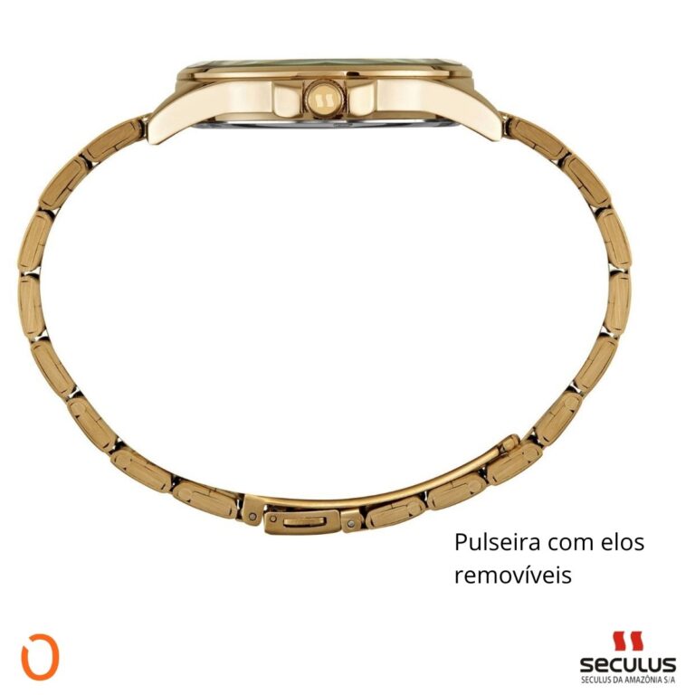 Relógio Seculus Feminino Analógico 77185LPSVDS1 D VIDRO LAP - Imagem 5