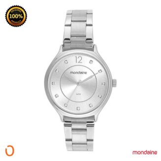 Relógio Mondaine Feminino Analógico 32516L0MVNE2 Aço F Cinza