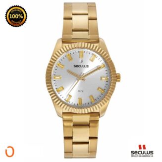 Relógio Seculus Feminino Analógico 44150LPSVDS1 Dourado CP