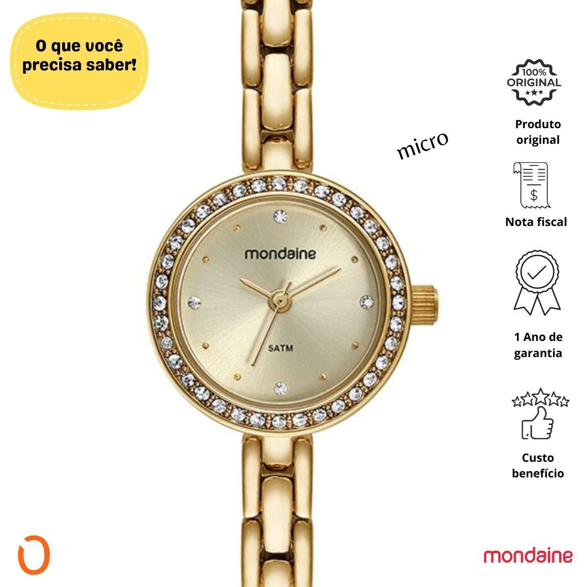 Relógio Mondaine Feminino Analógico 32497LPMVDM1 D Micro C P - Imagem 2