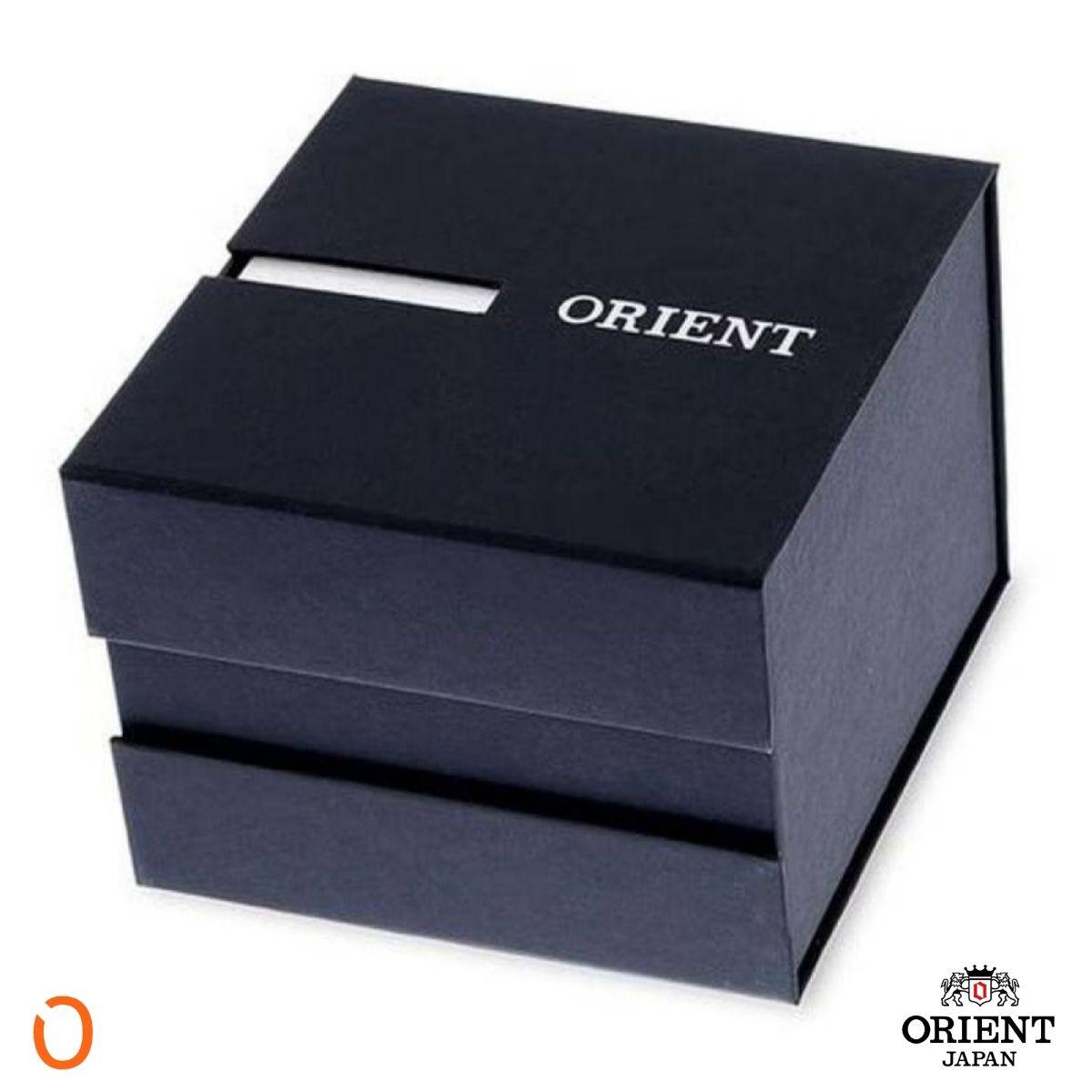 Relógio Orient Masculino Automático F49GC011 Dourado Couro - Imagem 5
