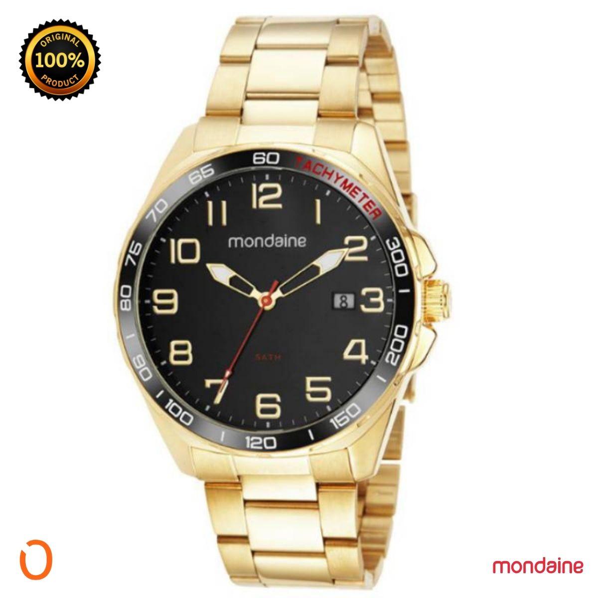 Relógio Mondaine Masculino 32437GPMVDE1 PU D F PRETO
