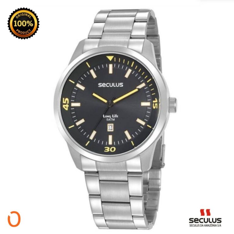 Relógio Seculus Masculino Analógico 20958G0SVNA3 Aço inox