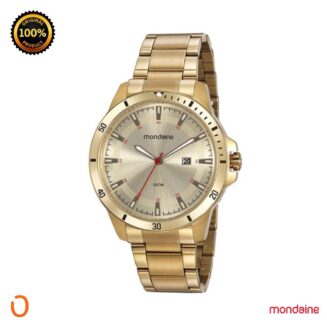 Relógio Mondaine Masculino 99438GPMVDA1 Esportivo Dourado