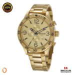 Relógio Seculus Masculino Analógico 77108GPSVDA1 Dourado SG