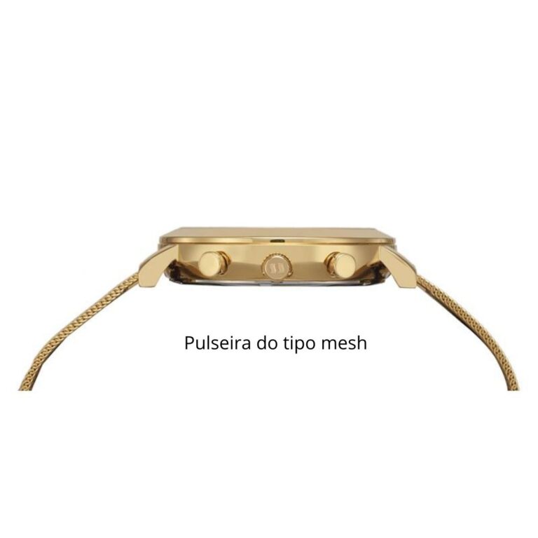 Relógio Seculus Masculino Analógico 23660GPSVDA2 Dourado CC - Imagem 5