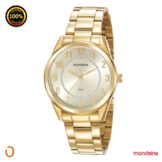 Relógio Mondaine Feminino 99569LPMVDE1 Dourado