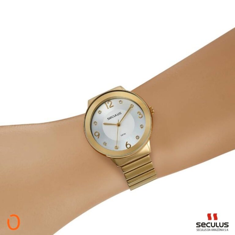 Relógio Seculus Feminino Analógico 77132LPSVDS1 D F CINZA CS - Imagem 5