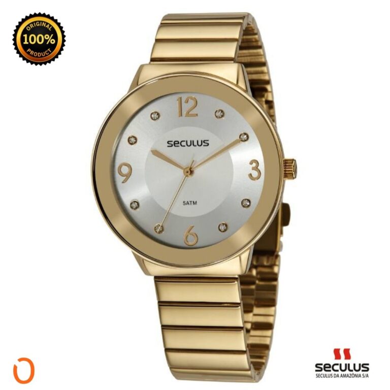 Relógio Seculus Feminino Analógico 77132LPSVDS1 D F CINZA CS