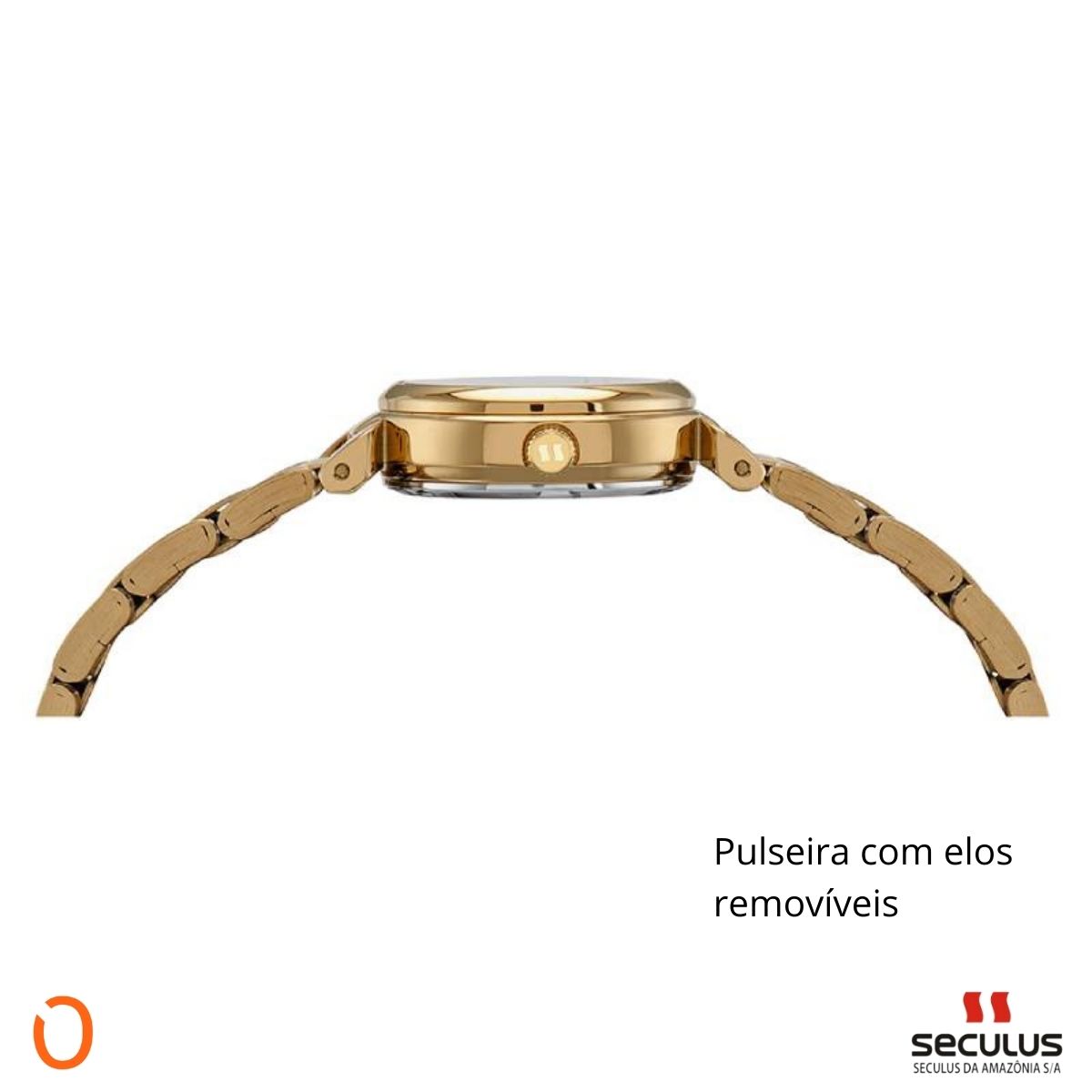 Relógio Seculus Feminino Analógico 23709LPSVDS2 D F BRANCO - Imagem 4