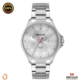 Relógio Seculus Masculino Analógico 77199G0SVNA1 A F CINZA