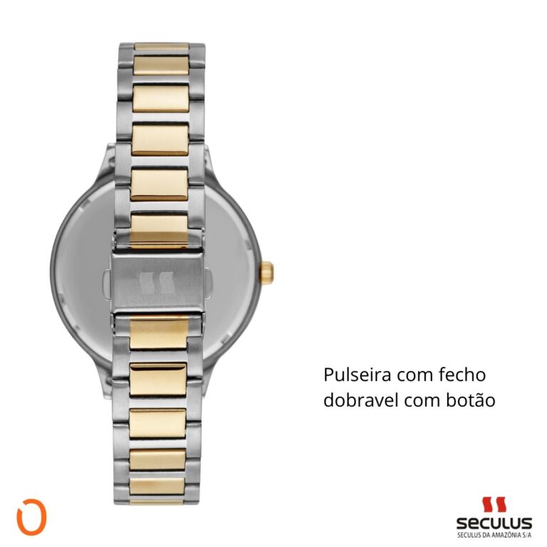 Relógio Seculus Feminino Analógico 77184LPSVBS3 PDF Cinza - Imagem 4