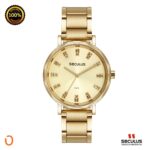 Relógio Seculus Feminino Analógico 77169LPSVDS1 Dourado FCP