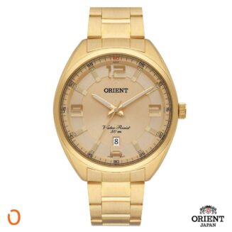 Relógio Orient Masculino Analógico MGSS1238 Dourado F Champ