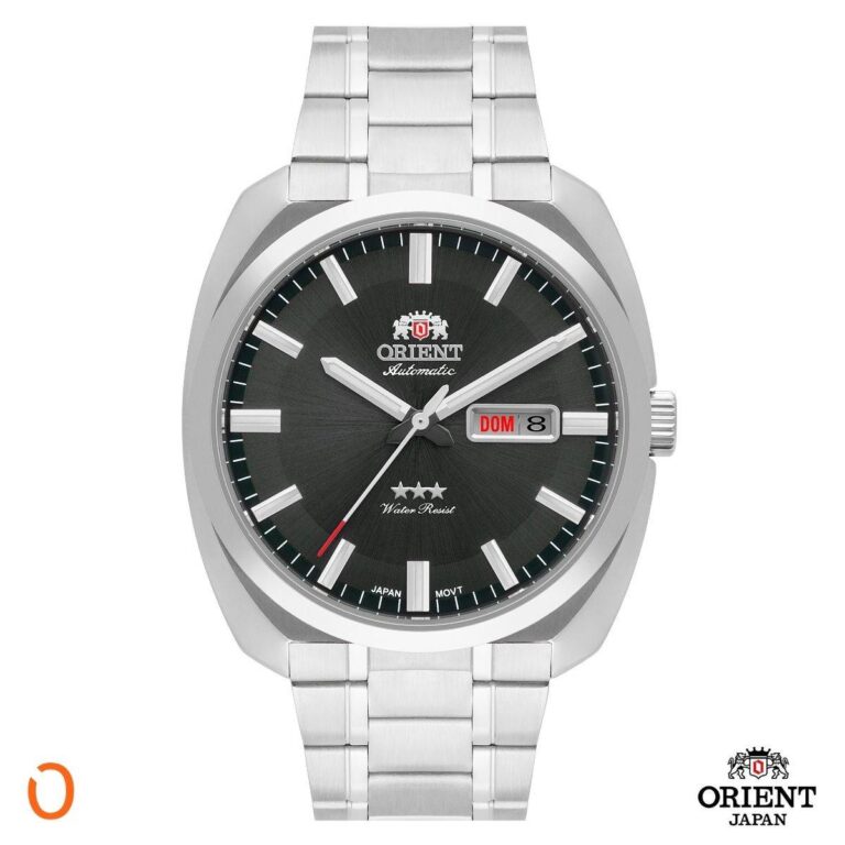 Relógio Orient Masculino Automático F49SS021 Aço F Preto