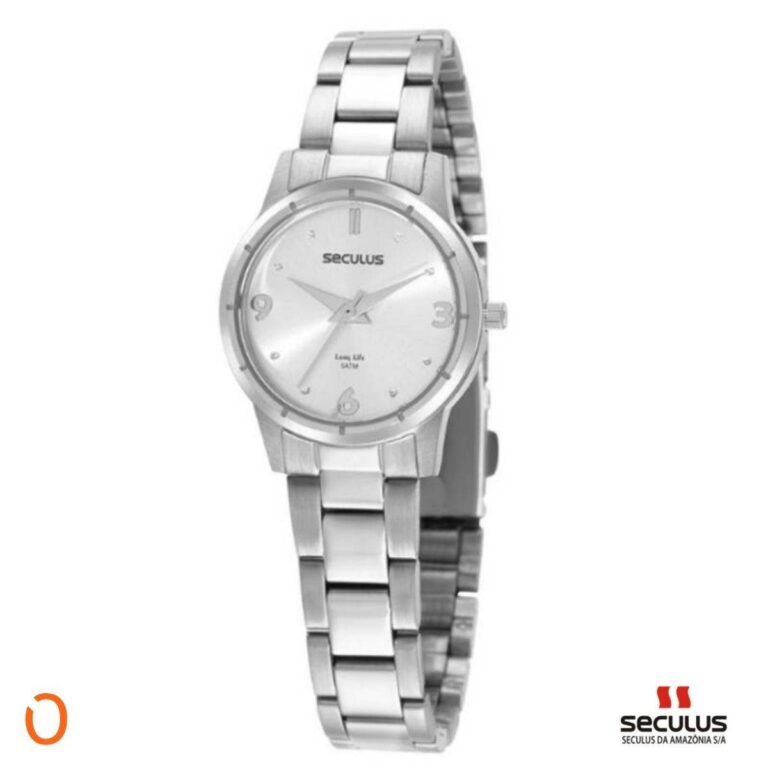 Relógio Seculus Feminino Analógico 44088L0SVNA3 A F PRATA