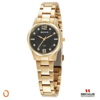 Relógio Seculus Feminino Analógico 44089LPSVDA1 D F PRETO