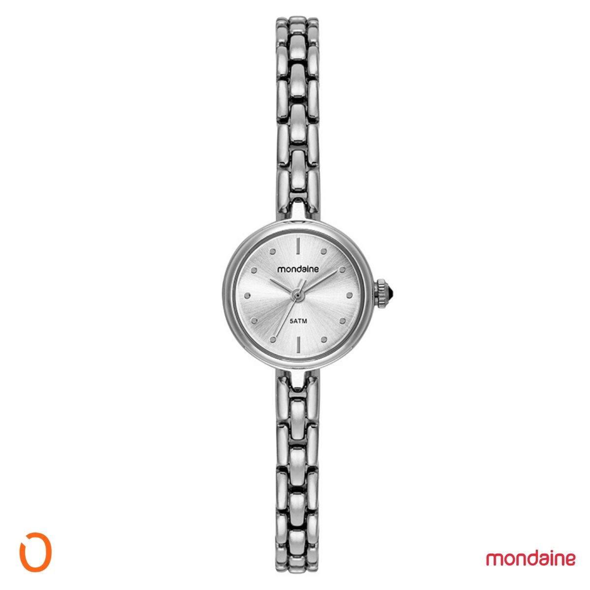 Relógio Mondaine Feminino 32588L0MVNM2 Aço Micro