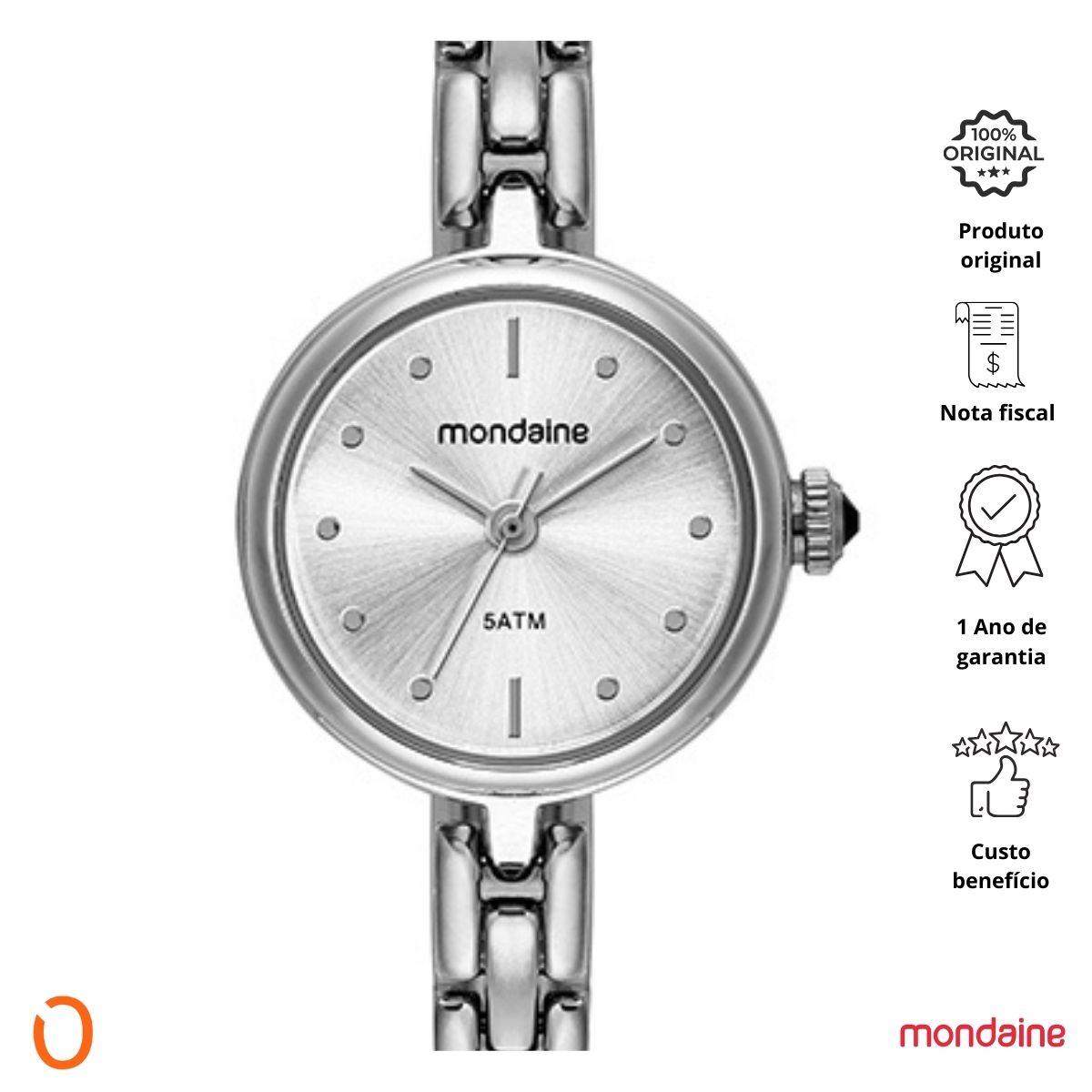 Relógio Mondaine Feminino 32588L0MVNM2 Aço Micro - Imagem 2