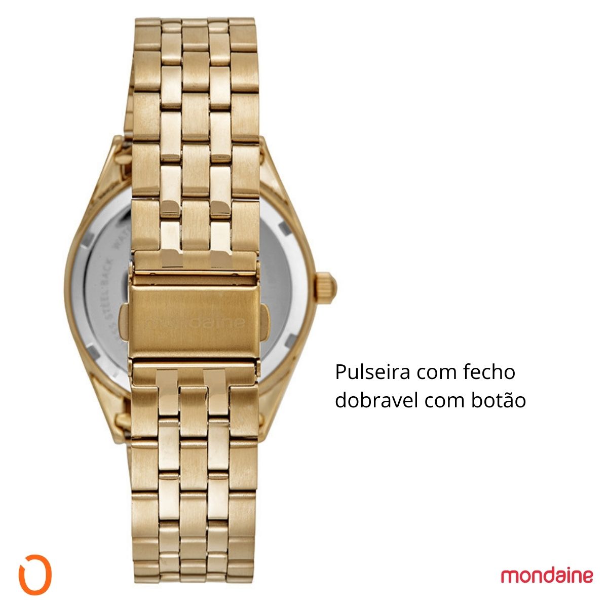 Relógio Mondaine Feminino 32581LPMVDE1 Dourado F Champanhe - Imagem 4