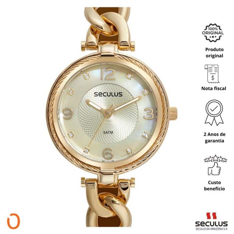 Relógio Seculus Feminino Analógico 77231LPSVDS1 D CORRENTE - Imagem 2