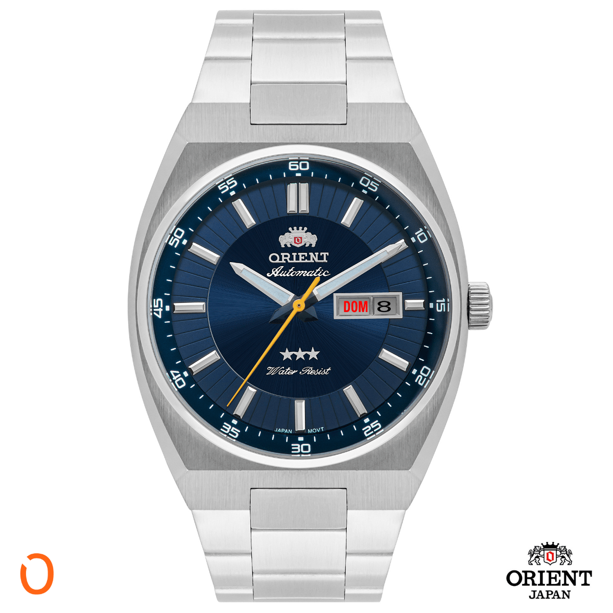 Relógio Orient Masculino Automático 469SS087F Aço F Azul