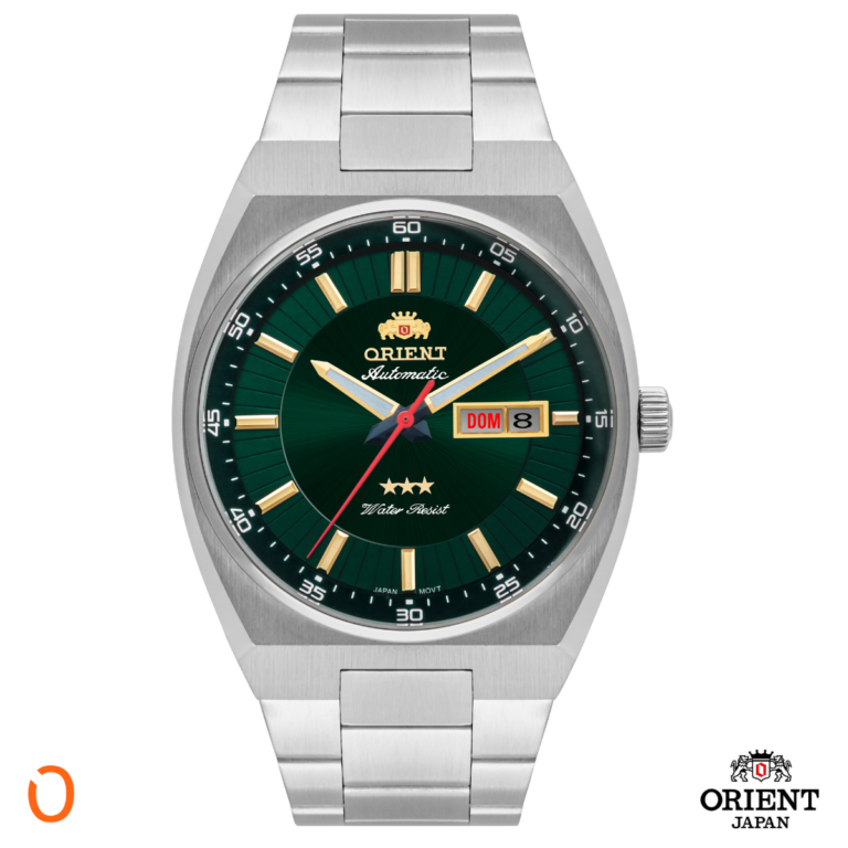 Relógio Orient Masculino Automático 469SS087F Aço F Verde
