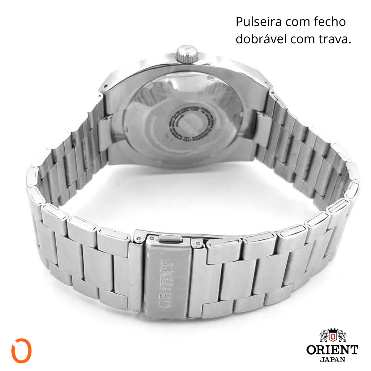 Relógio Orient Masculino Automático 469SS087F Aço F Vinho - Imagem 4