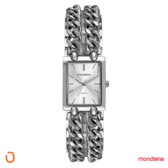 Relógio Mondaine Feminino Analógico 32593L0MVNM3 Aço C Dupla