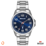 Relógio Seculus Masculino Analógico 44216G0SVNA1 A F Azul