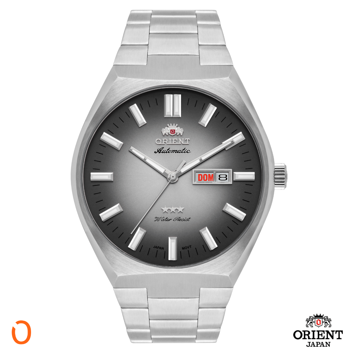 Relógio Orient Masculino Automático 469SS086F Aço F Cinza - Imagem 2