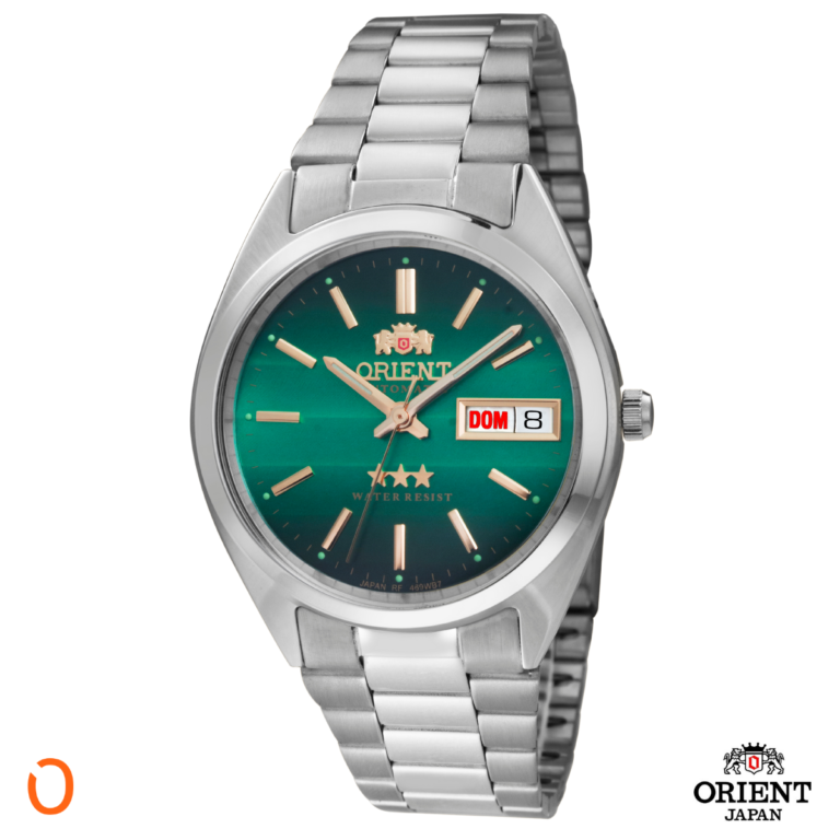 Relógio Orient Masculino Automático 469WA3F E1SX F Verde - Imagem 2