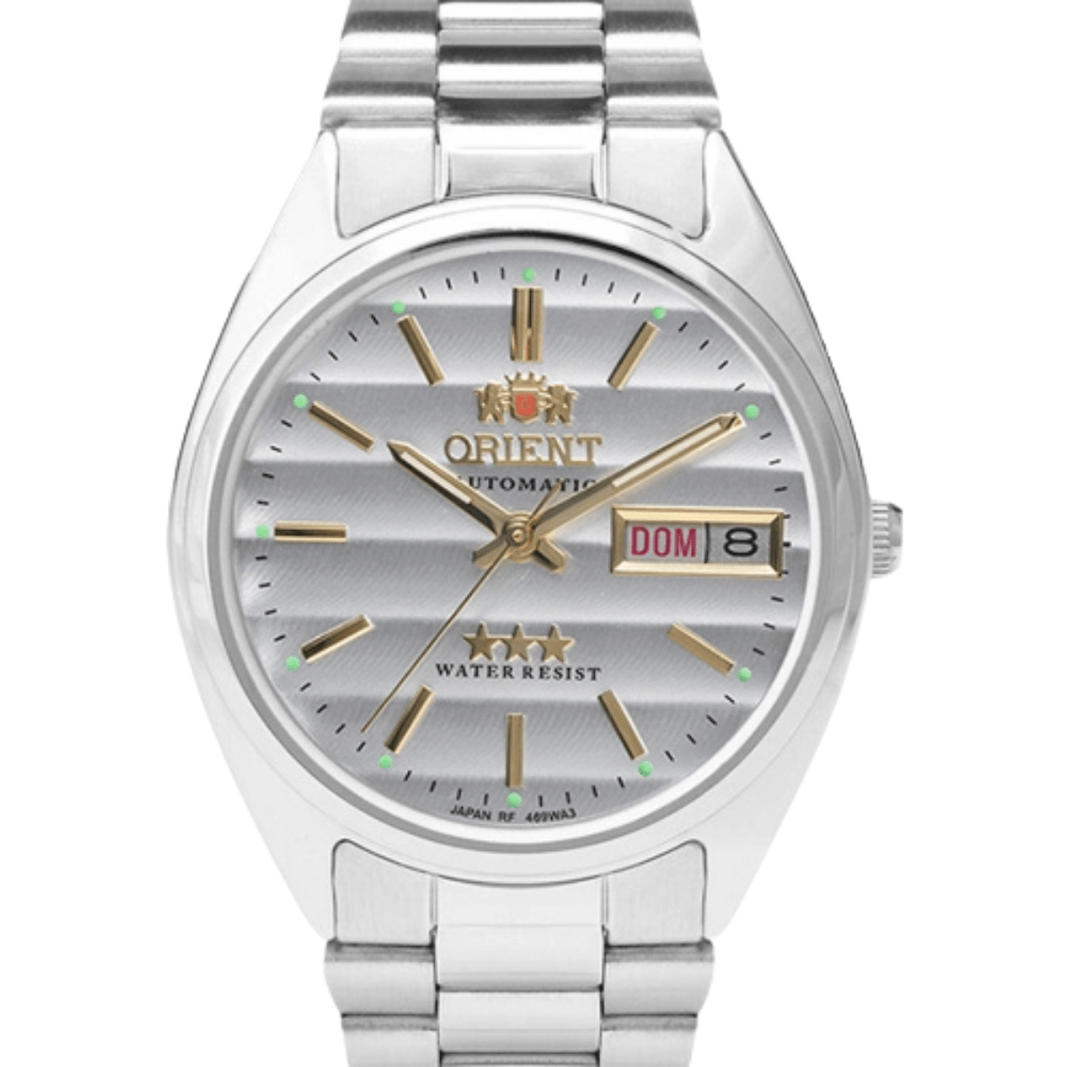 Relógio Orient Masculino Automático 469WA3NH B1SX F Cinza