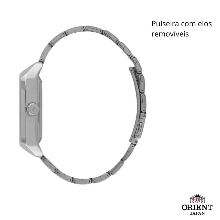 Relógio Masculino Orient Automático Quadrado F49ss031 D1SX - Imagem 4
