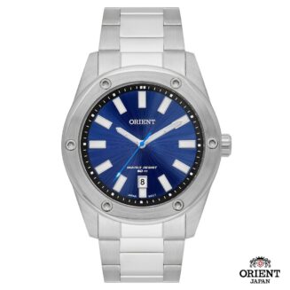 Relógio Orient Masculino Aço Calendário MBSS1464 D1SX AZUL