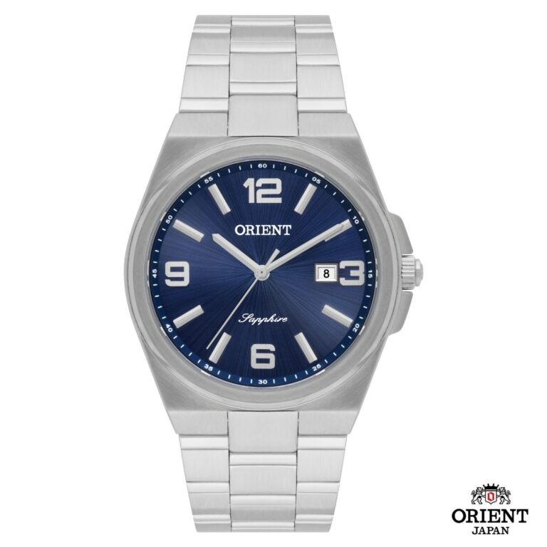Relógio Orient Masculino Aço MBSS1458 D2SX Cristal Safira