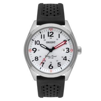 Relógio Orient Masculino Aço Calendário MBSP1028 S2PX Branco
