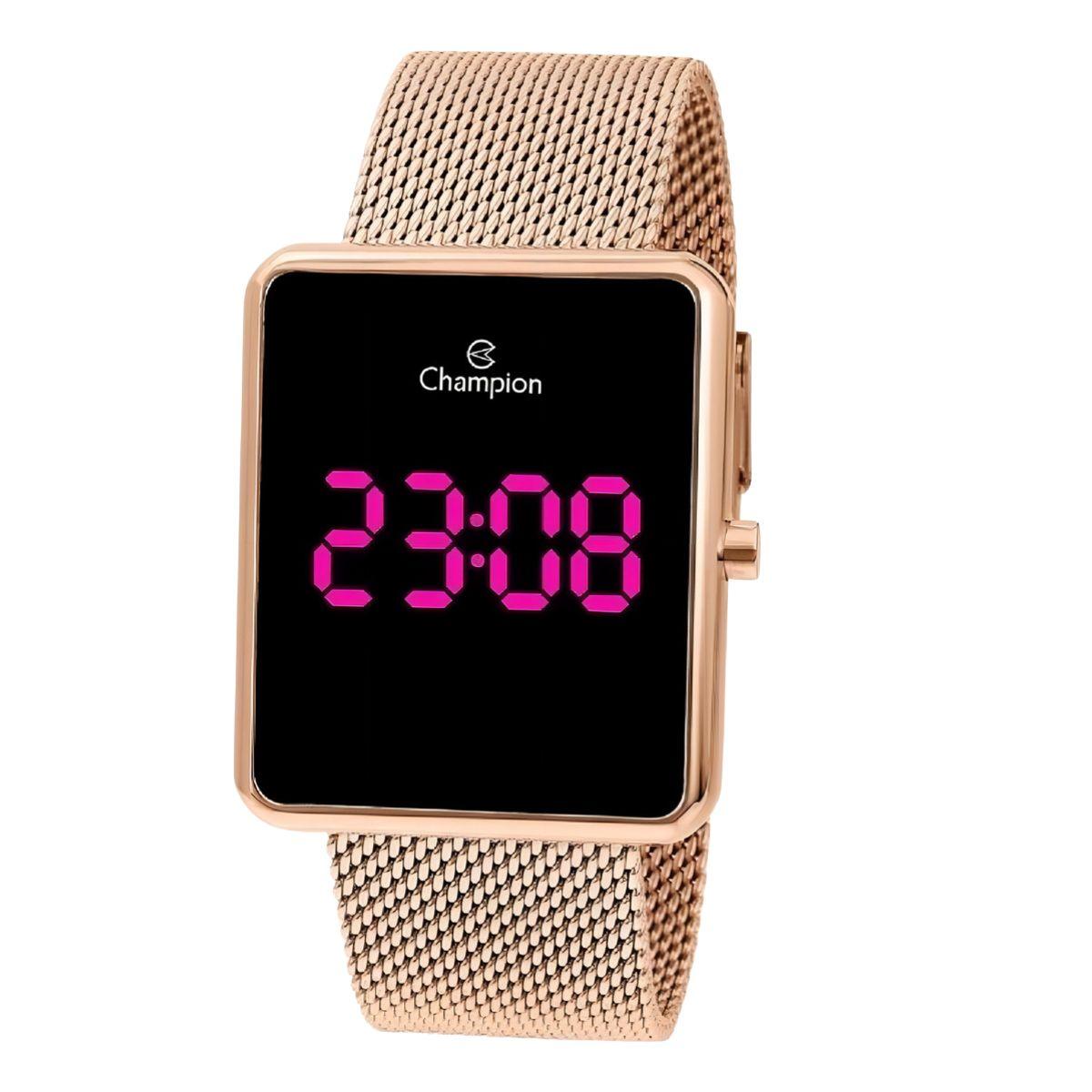Relógio Champion Feminino digital CH40080V F Preto