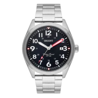Relógio Orient Masculino Aço Calendário MBSS1396 P2SX PRETO