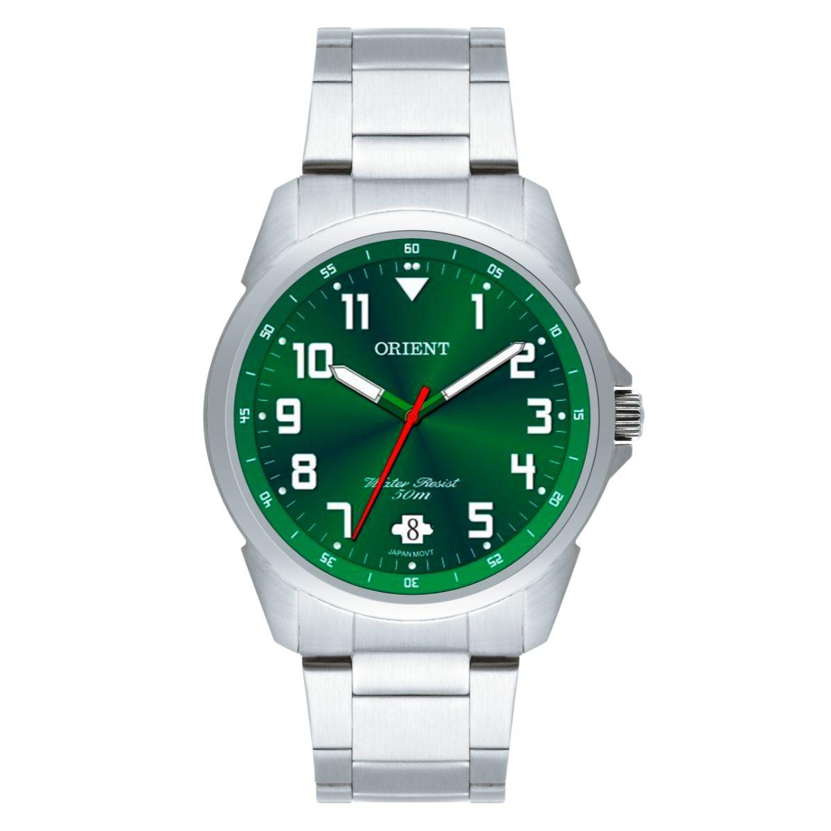 Relógio Orient Masculino Analógico MBSS1154A E2SX Verde