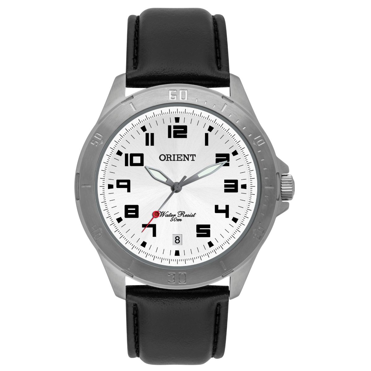 Relógio Orient Masculino Aço Calendário MBSC1032 S2PX