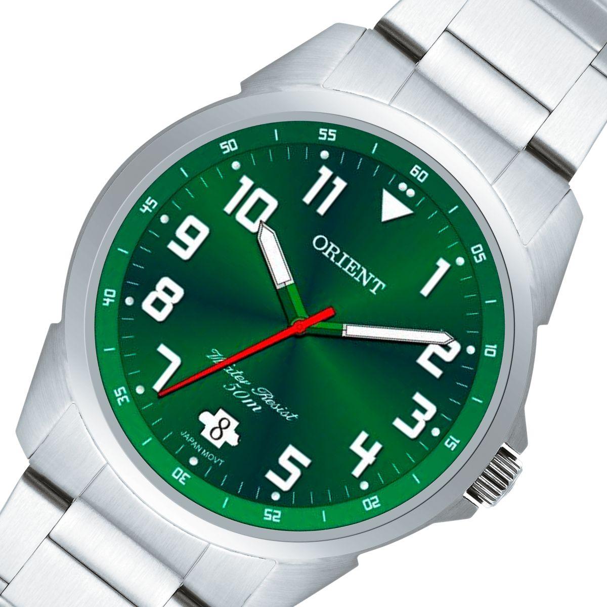 Relógio Orient Masculino Analógico MBSS1154A E2SX Verde - Imagem 3