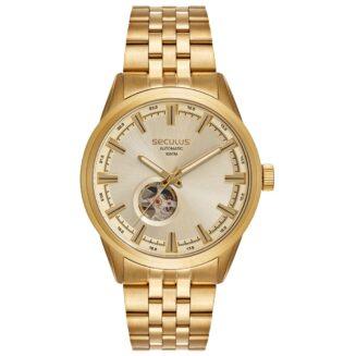 Relógio Seculus Masculino Automático 44329GPSVDA1 Open Heart