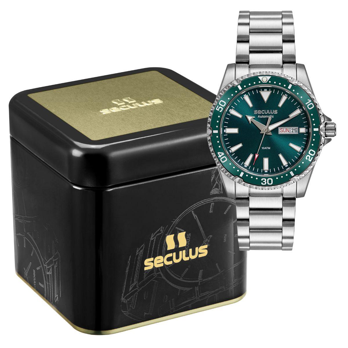 Relógio Seculus Masculino automático 44237G0SVNA2 - Imagem 5